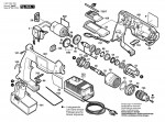 Bosch 0 601 934 764 GSR 7,2 VE-1 Cordless Screwdriver 7.2 V / GB Spare Parts GSR7,2VE-1